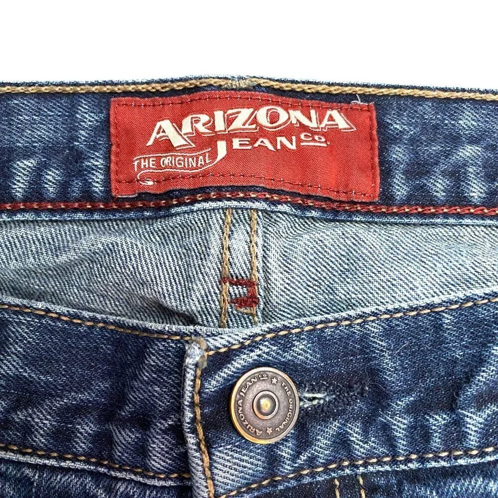 Arizona Bootcut Jeans Mens 38x31 Blue Dark‎ Wash Denim Original 5507